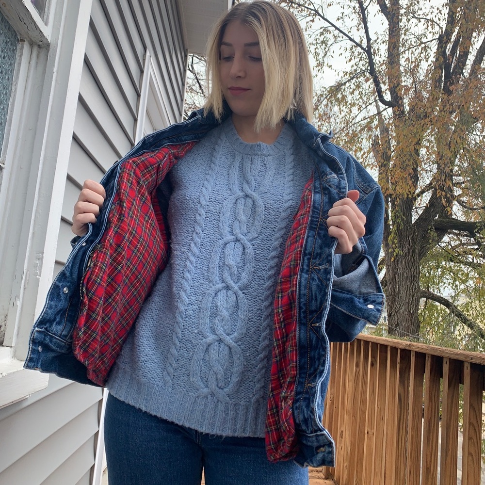 ❌SOLD❌ Alfred Dunner oversized denim jacket